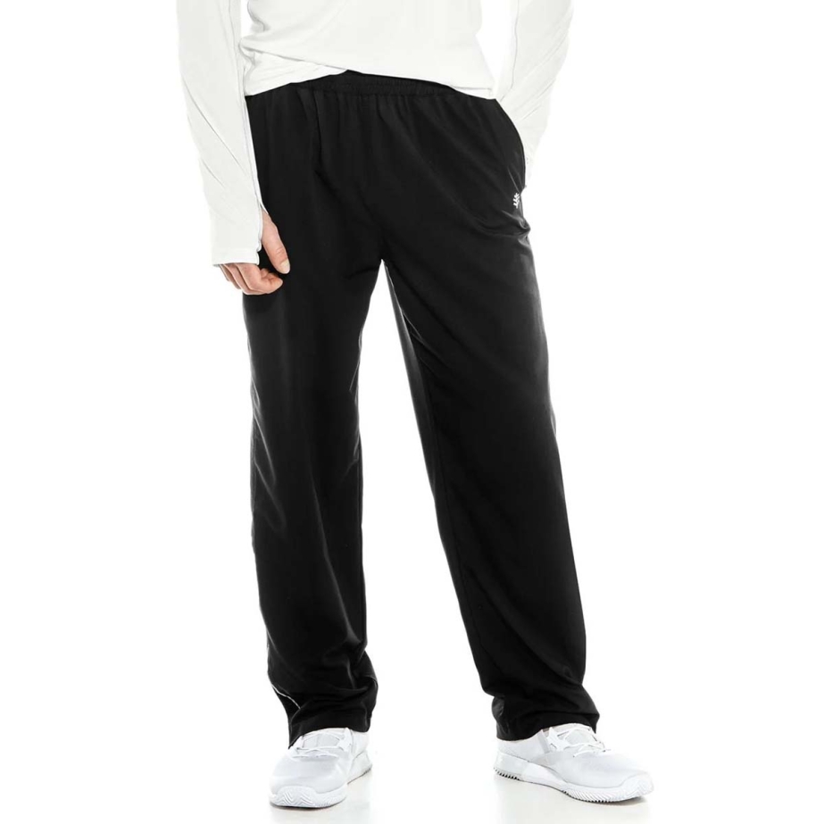 Coolibar Outpace Sport Pants UPF 50+, Men's S-2XL - Black, Navy | 37°N