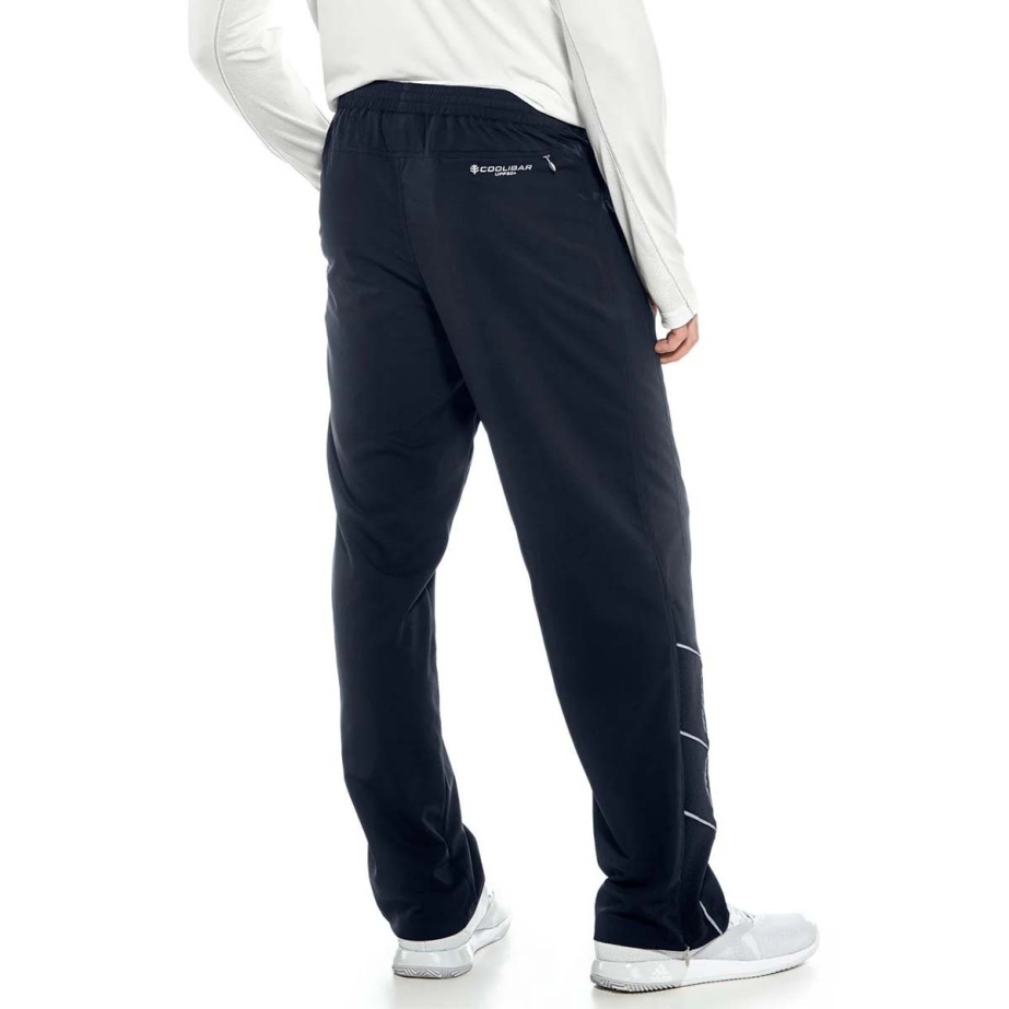 Coolibar Outpace Sport Pants UPF 50+, Men's S-2XL - Black, Navy | 37°N