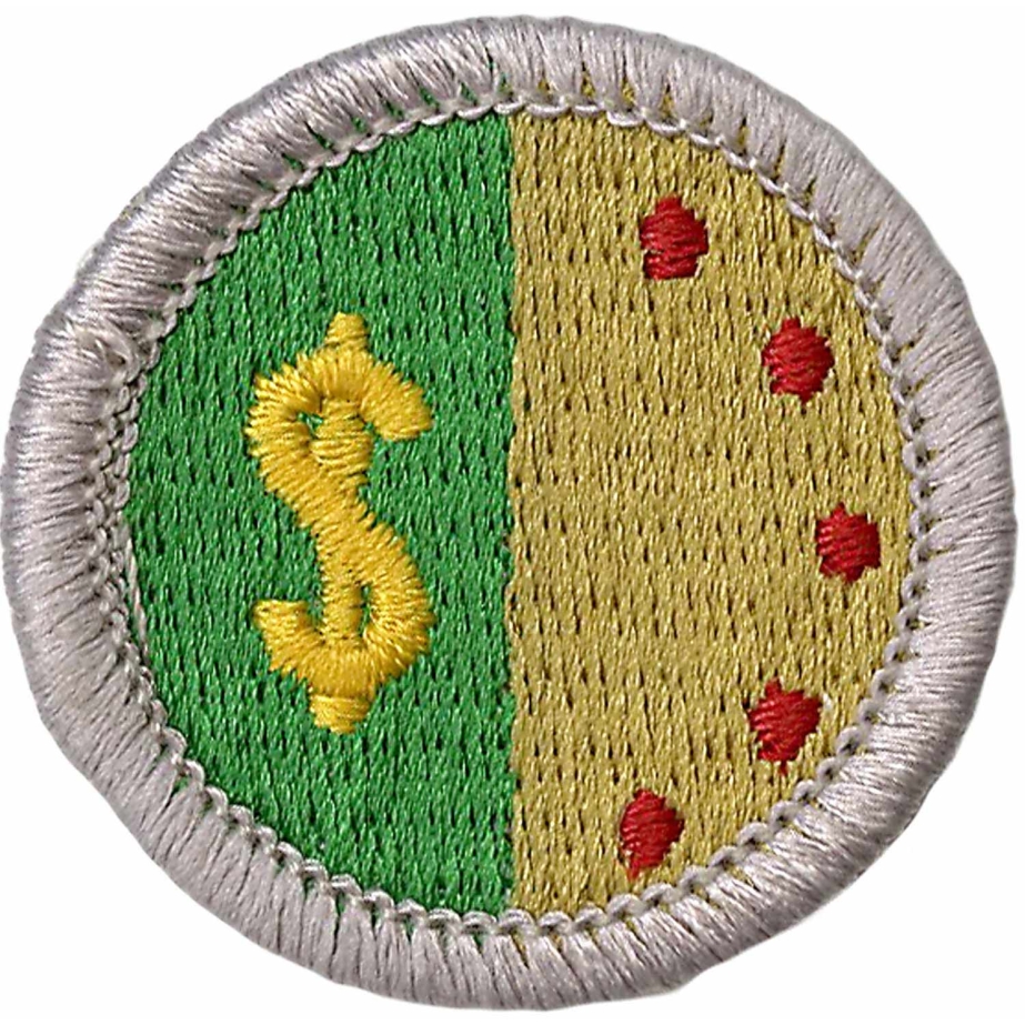 Personal Management Merit Badge Emblem for scouts