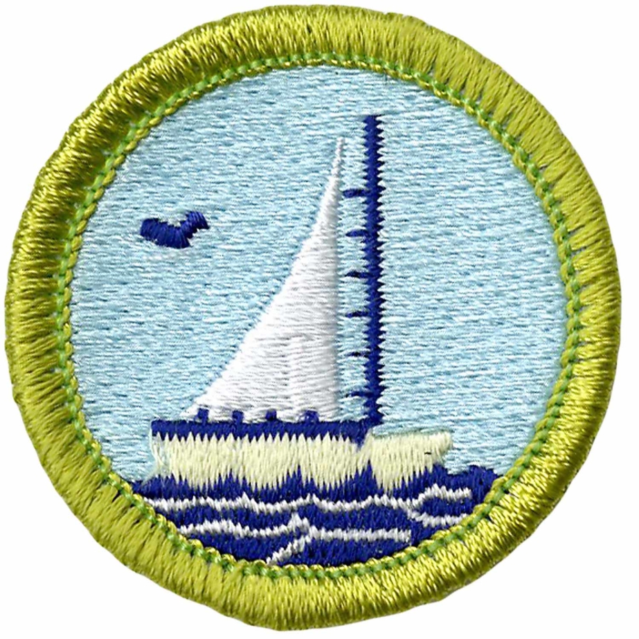 Small Boat Sailing Merit Badge Emblem