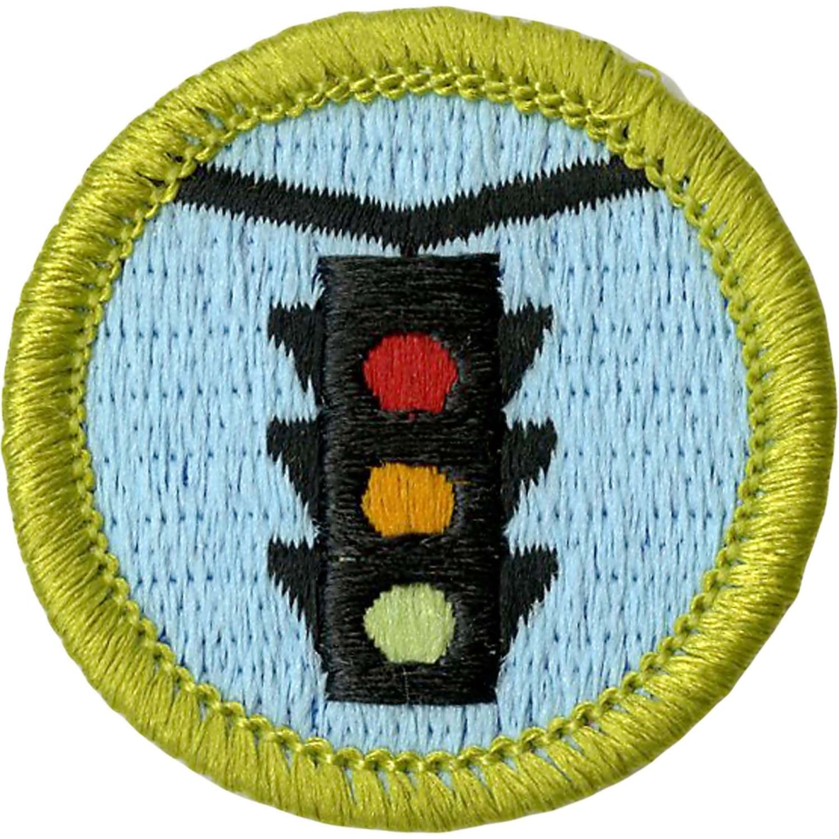 Traffic Safety Merit Badge Emblem