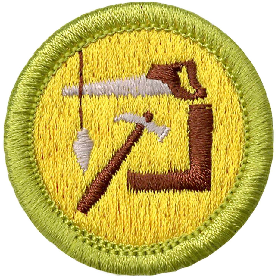 Woodwork Merit Badge Emblem for Scouts