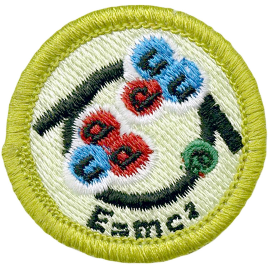 Nuclear Science Merit Badge Emblem for Scouts