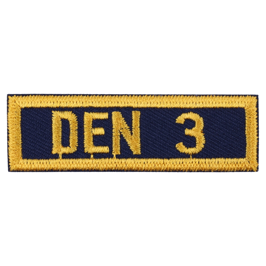 Cub Scout Den Numeral 3
