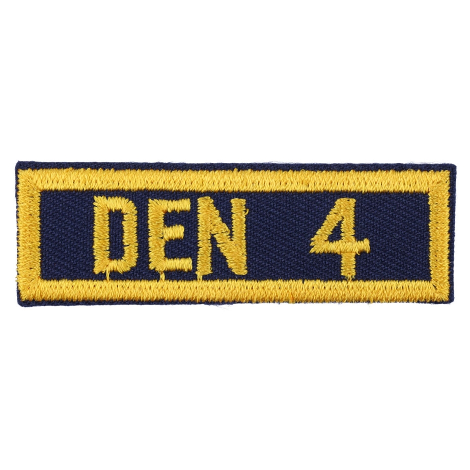Cub Scout Den Numeral 4
