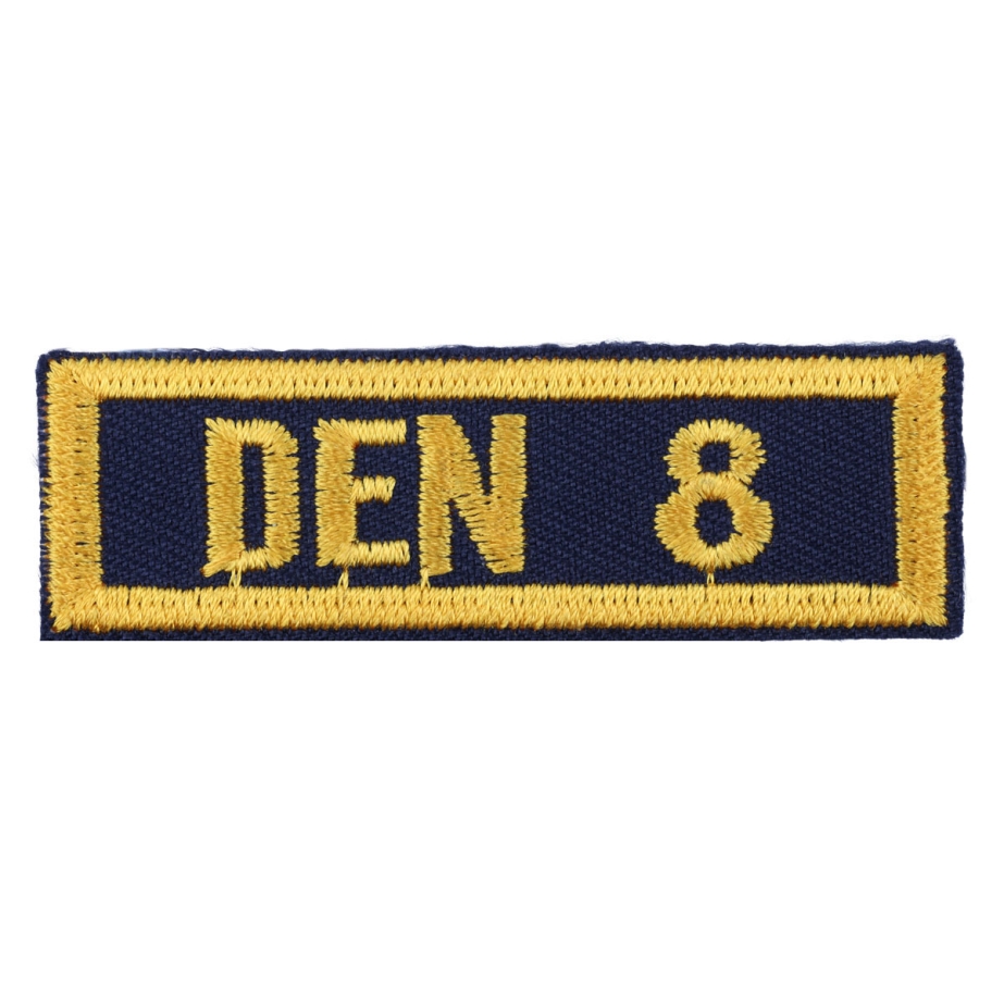 Cub Scout Den Numeral 8