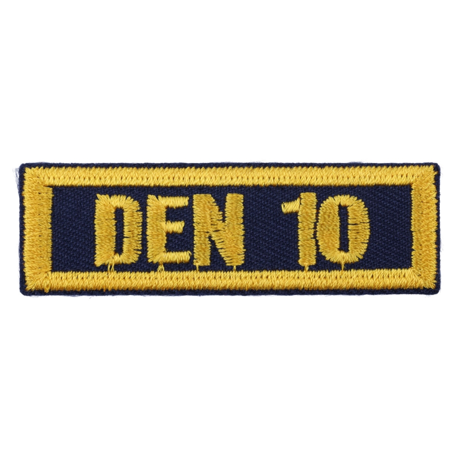 Cub Scout Den Numeral 10