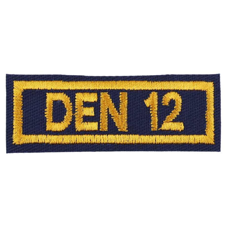 Cub Scout Den Numeral 12