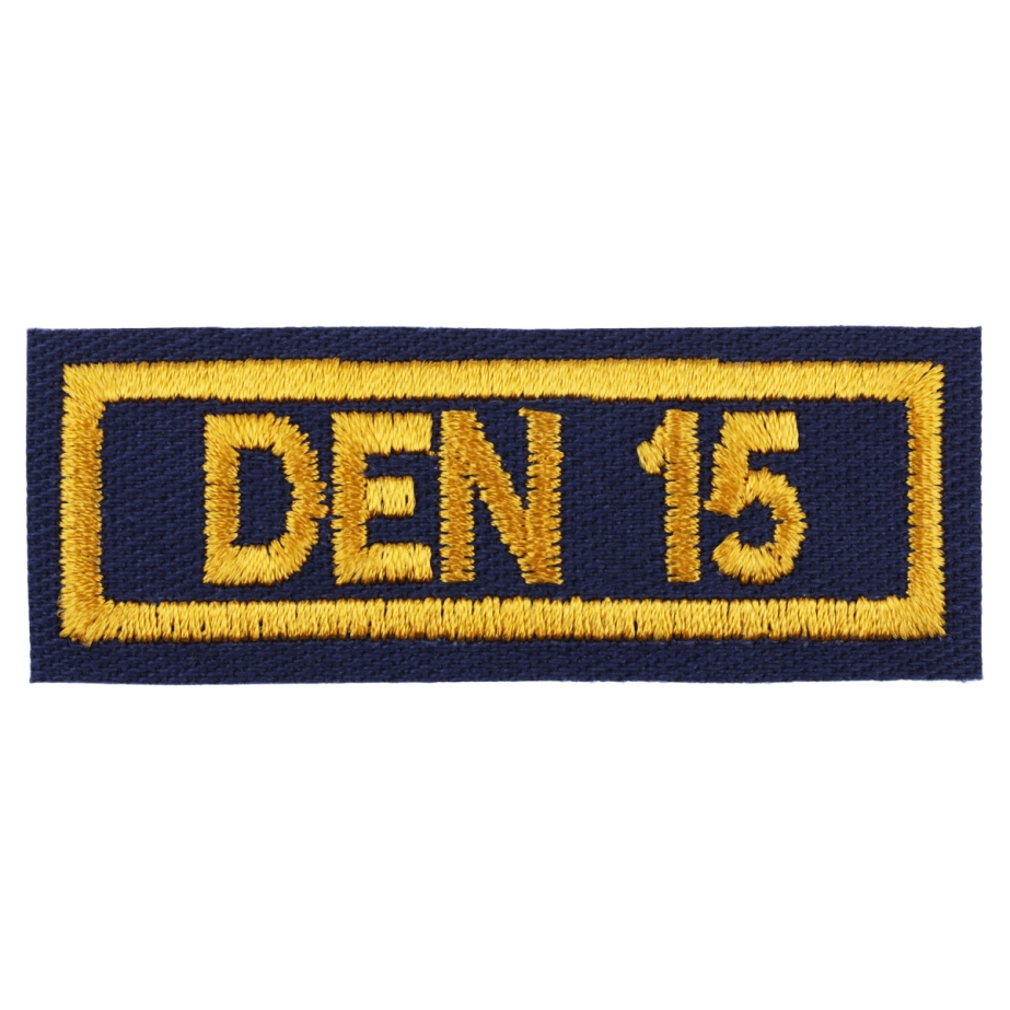 Cub Scout Den Numeral 15