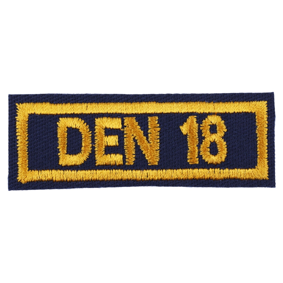 Cub Scout Den Numeral 18