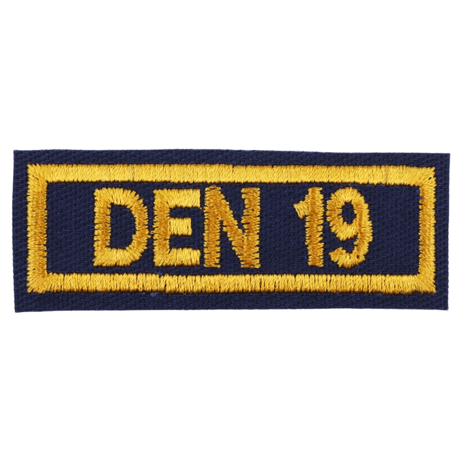 Cub Scout Den Numeral 19