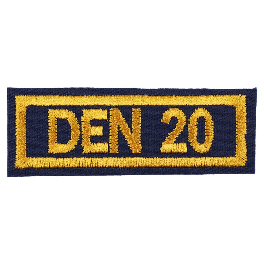 Cub Scout Den Numeral 20