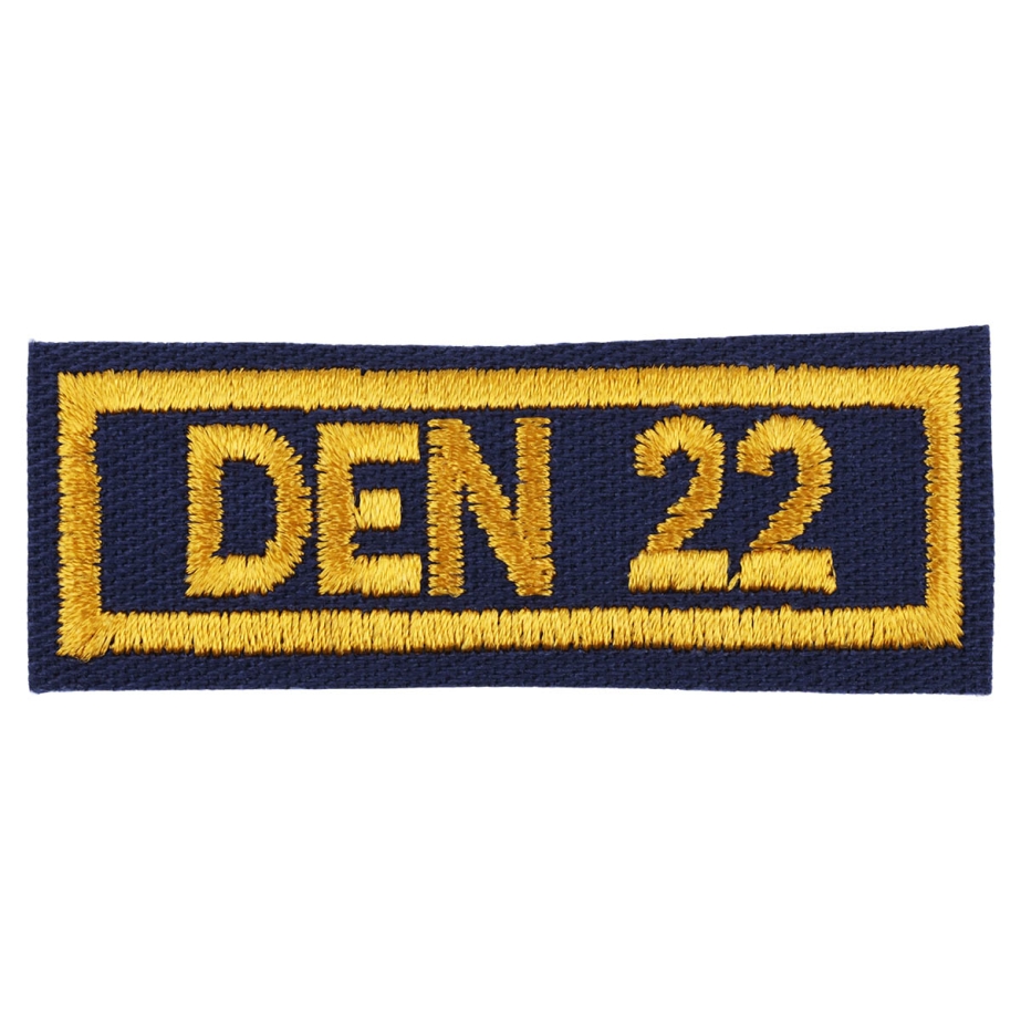 Cub Scout Den Numeral 22