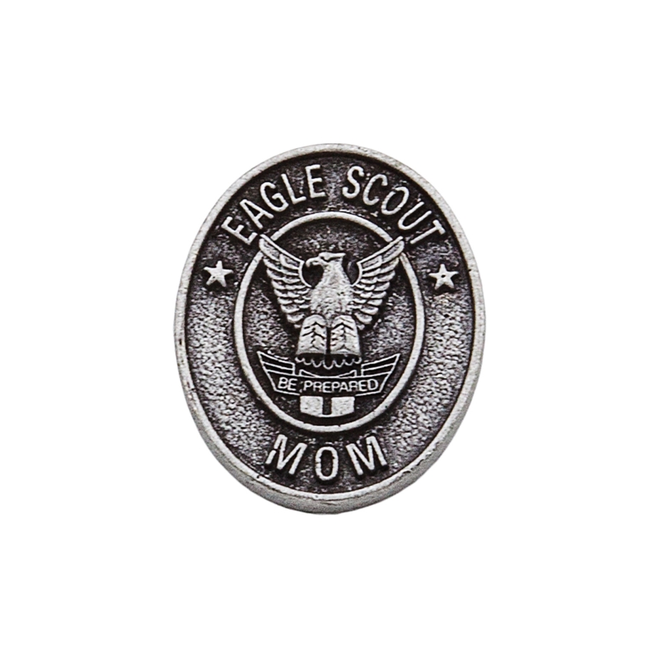 Sterling silver Eagle Scout Mom parent's pin for mothers of Eagle Scouts