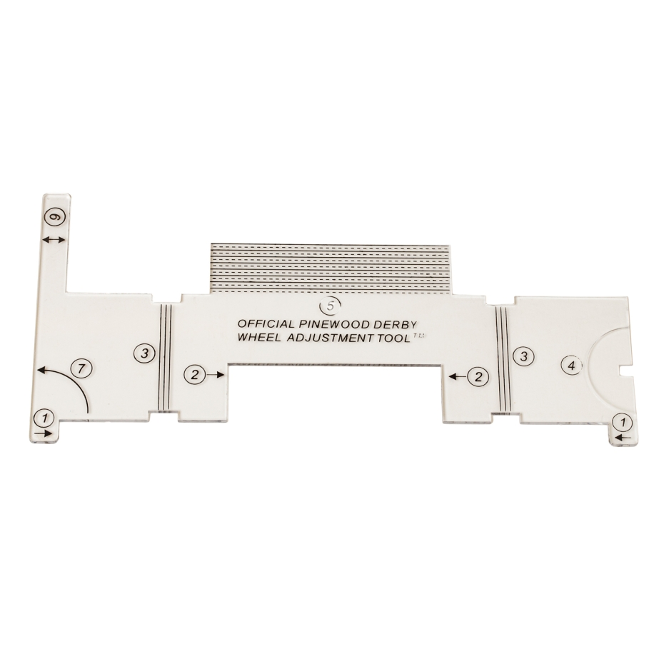 Pinewood Derby Wheel Adjustment Tool for Pinewood Derby Event Cars