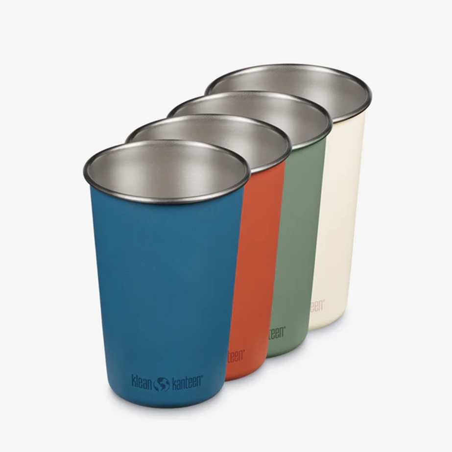 Klean Kanteen Stainless Steel 16 oz Pint Cup, 4 pack - Partake