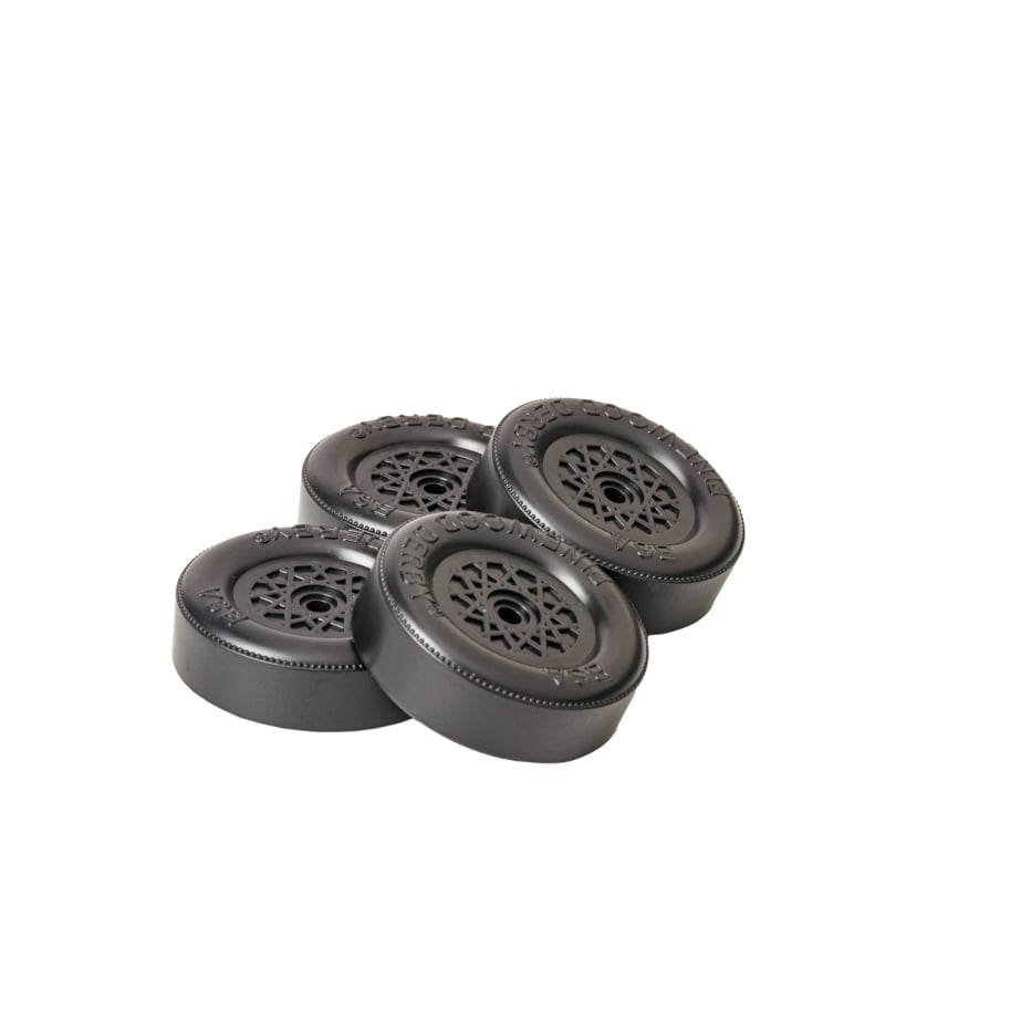 Pinewood Derby Black Wheels and Axle Pins