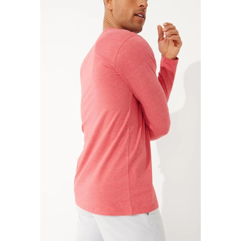 Coolibar Morada Everyday Long Sleeve T-Shirt - Heather Blue