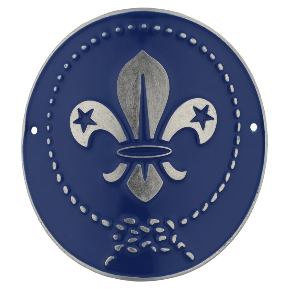 World Crest Hiking Staff Shield