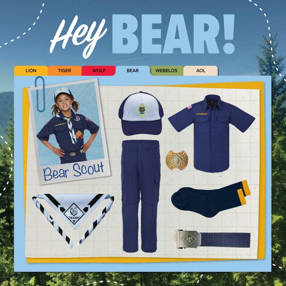 Cub Scouts Bear Rank Uniform Bundle