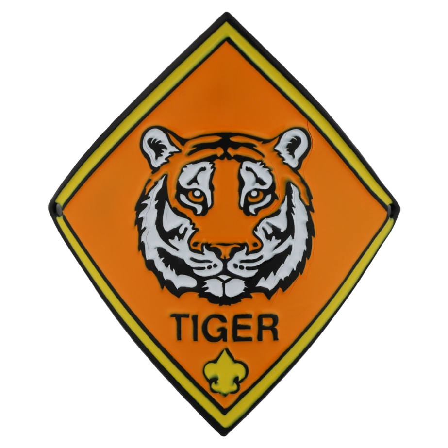 Cub Scouts Tiger Rank Hiking Staff Shield
