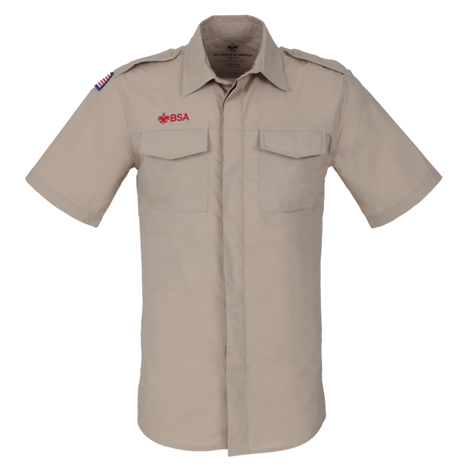 Scouts BSA Boys' Short Sleeve Uniform Shirt- Boys' XS-XL
