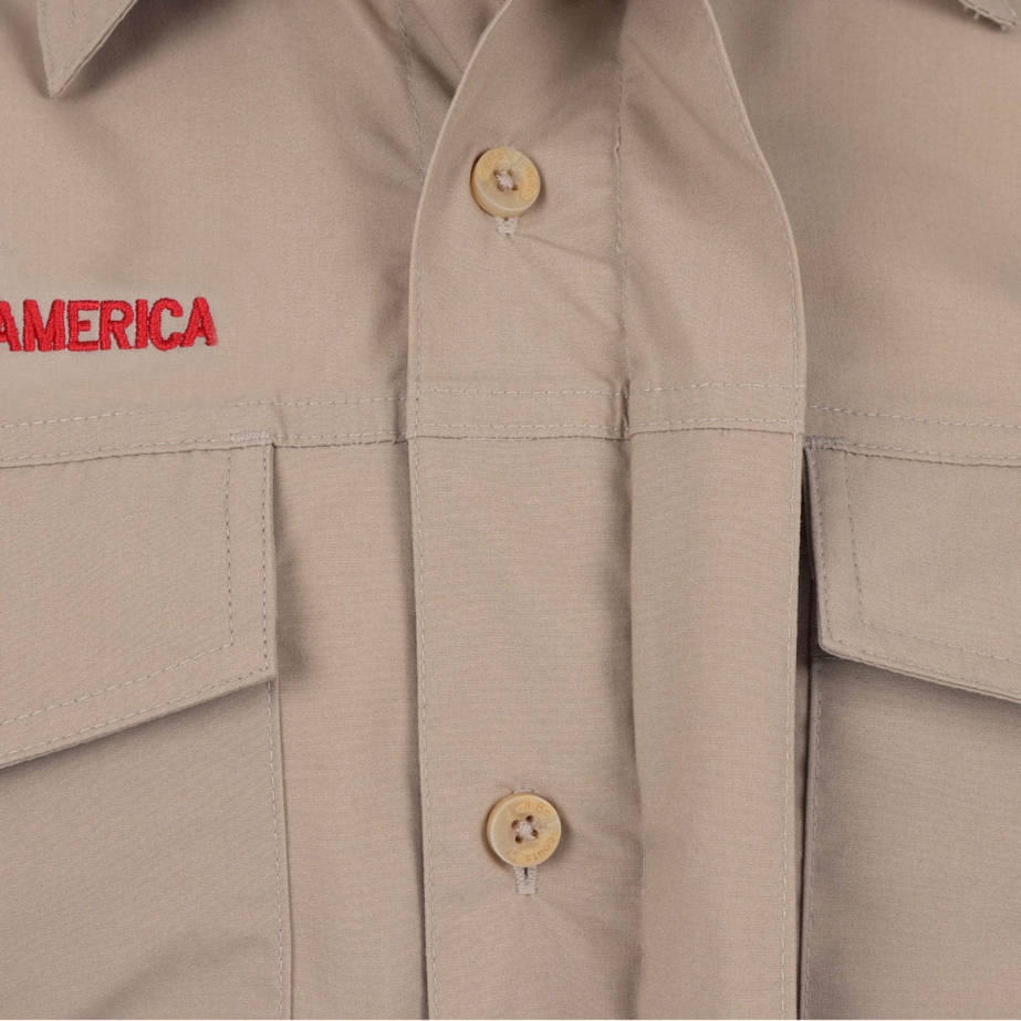 Scouts BSA Men's Uniform Shirt Short Sleeve Khaki (Made-to-Measure