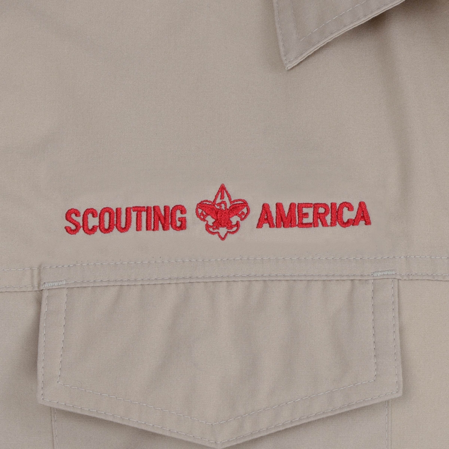 Scouts BSA Men's Uniform Shirt Short Sleeve Khaki (Made-to-Measure