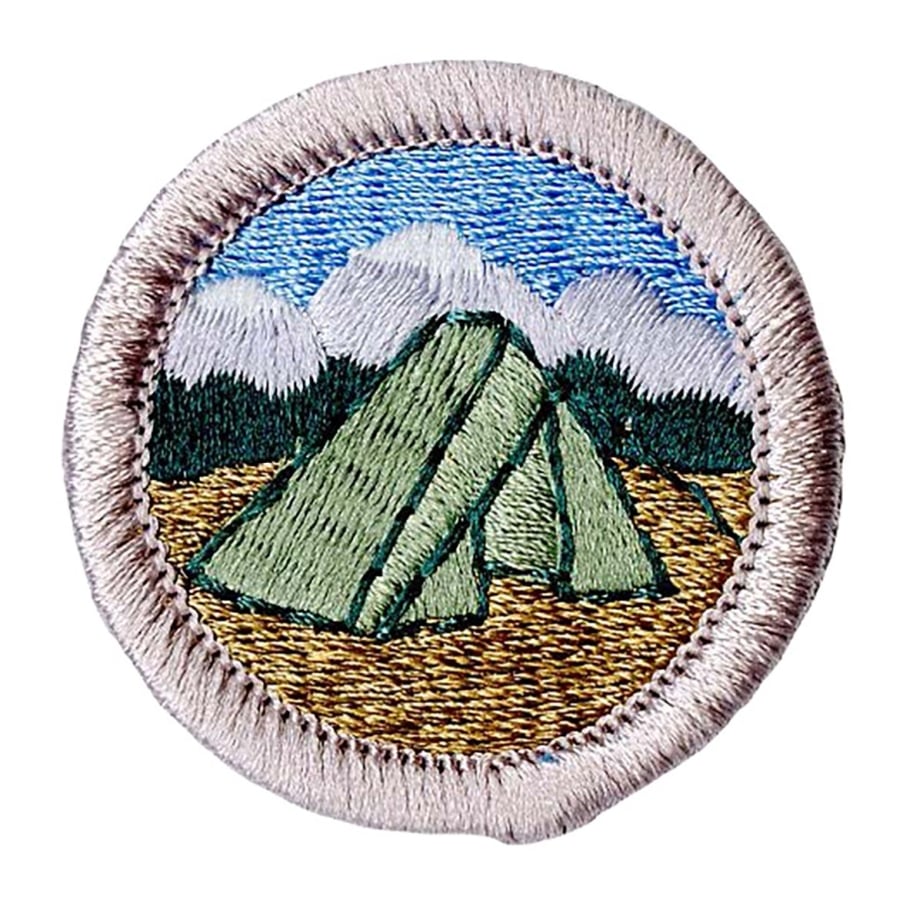 Camping Merit Badge Emblem