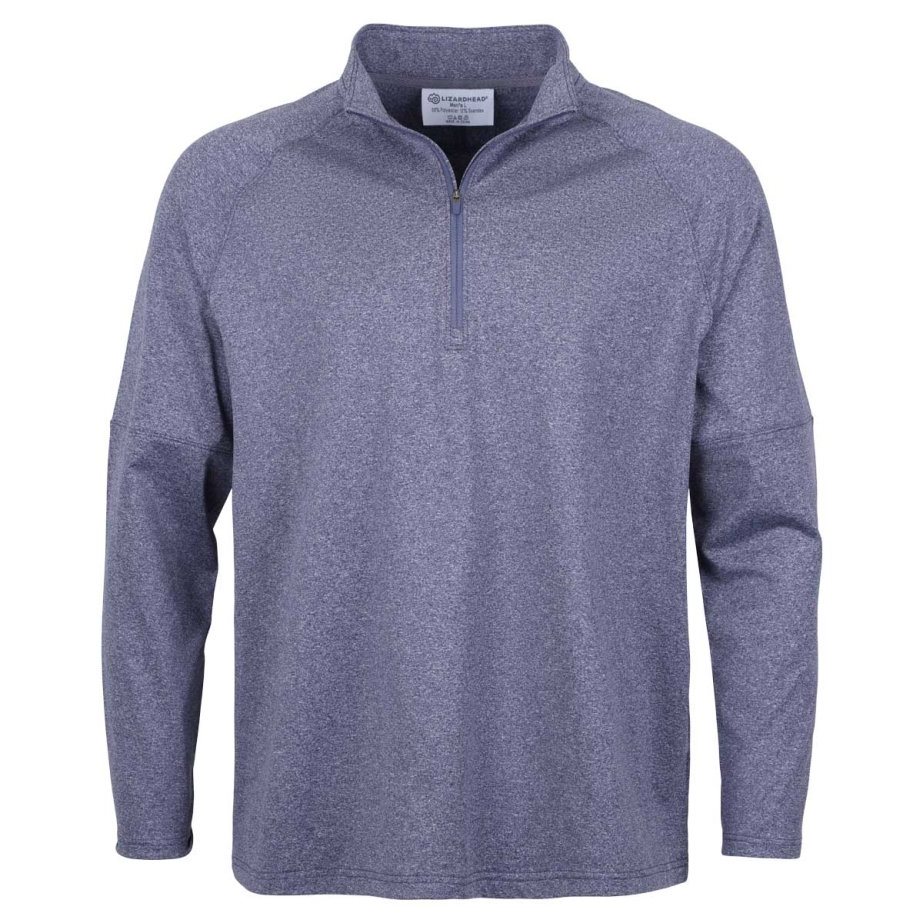 LizardHead Avalanche 1/4 Zip Pullover - Black, Blue, Grey - Mens S-3XL