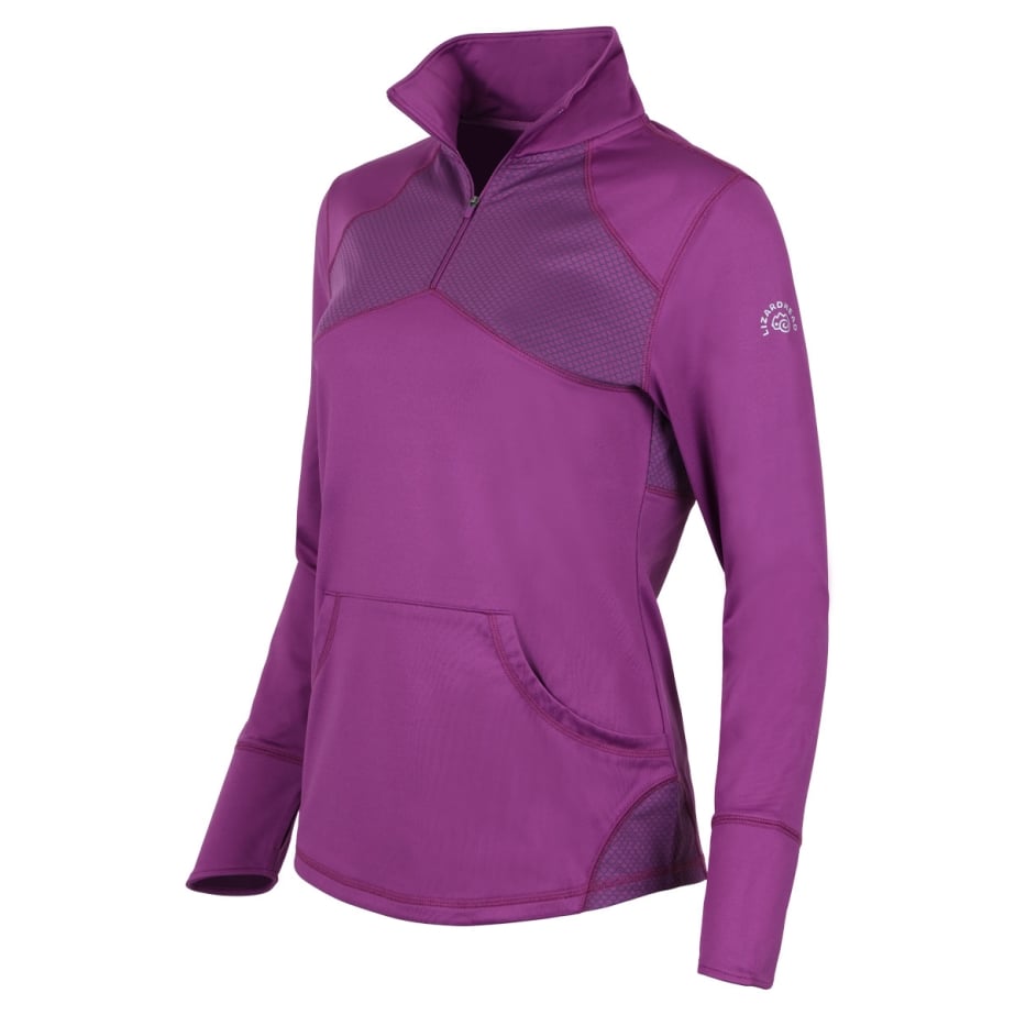 LizardHead Olympic 1/4 Zip Pullover - Plum, Forest, Black - Ladies