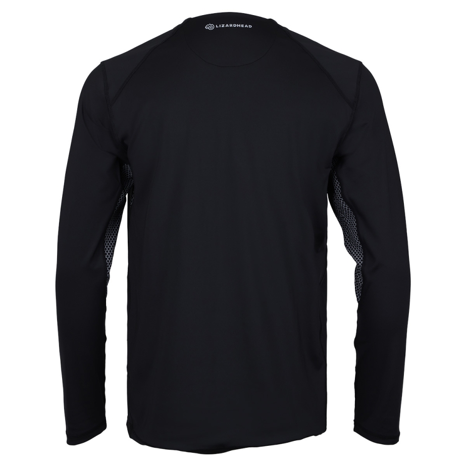 LizardHead Long Sleeve Baselayer - Burnt Orange, Blue, Black