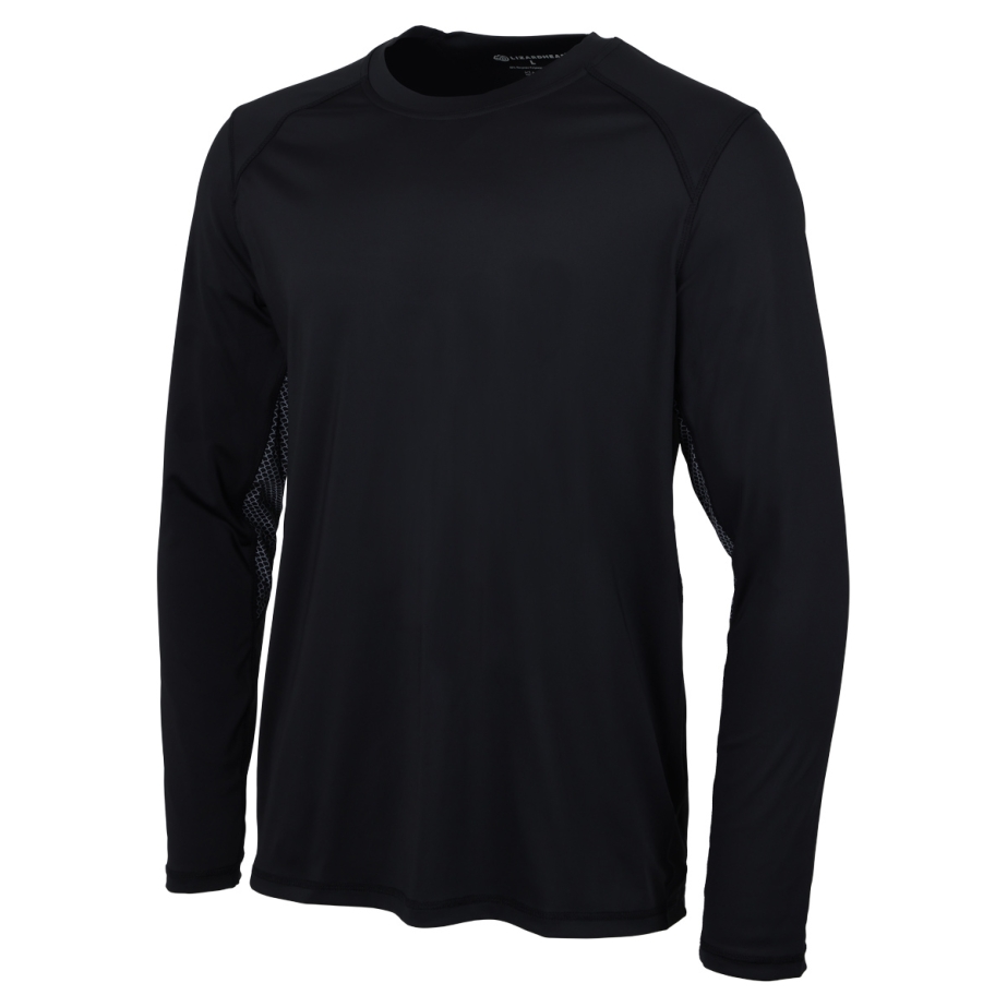 LizardHead Long Sleeve Baselayer - Burnt Orange, Blue, Black