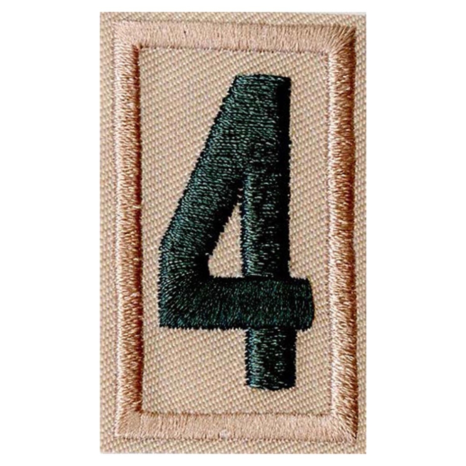 Scouts BSA Unit Numeral 4