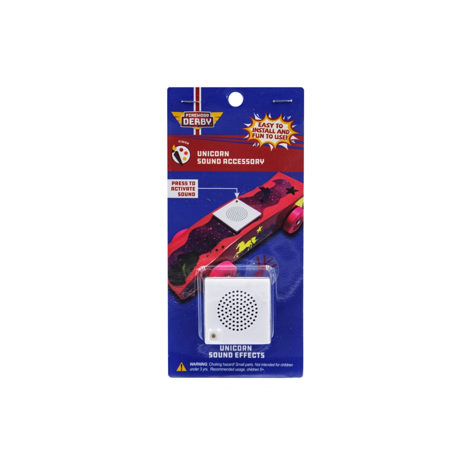 Pinewood Derby Unicorn Sound Accessory