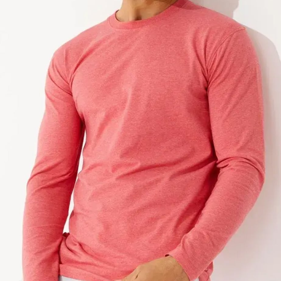 Coolibar Morada Everyday Long Sleeve T-Shirt - Heather Blue