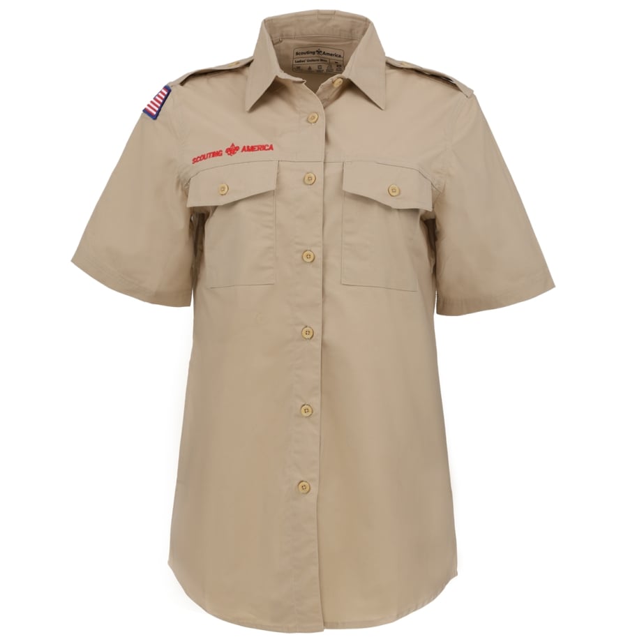 Scouting America Scouts BSA Short Sleeve Uniform Shirt, Ladies