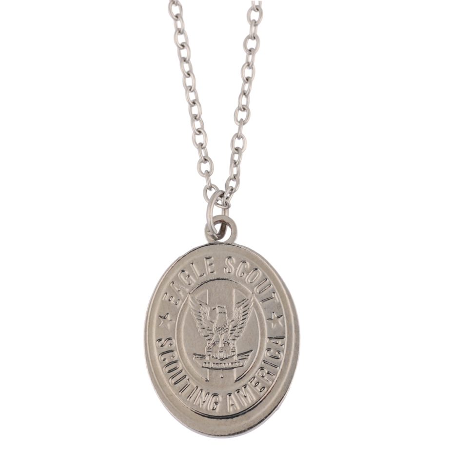 Scouting America Eagle Scout Oval Necklace