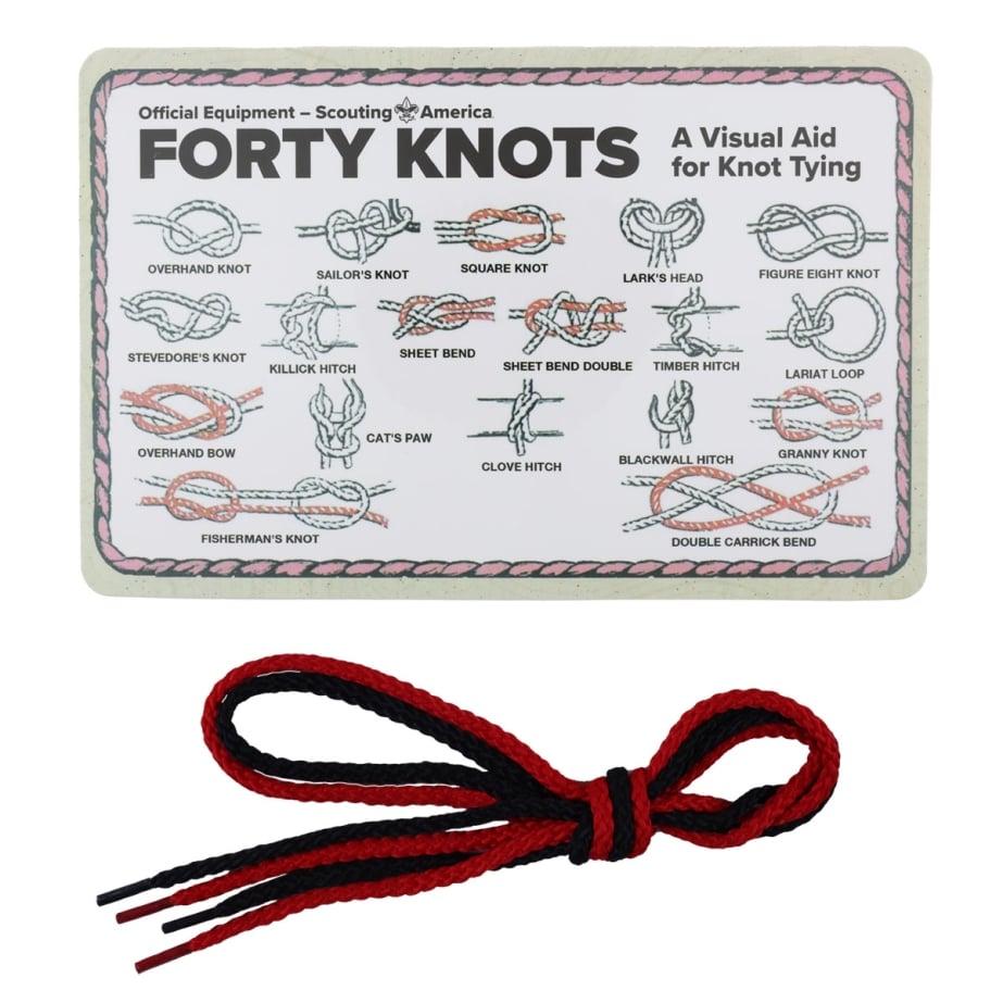 Forty Knots - Knot Tying Kit and Visual Aid