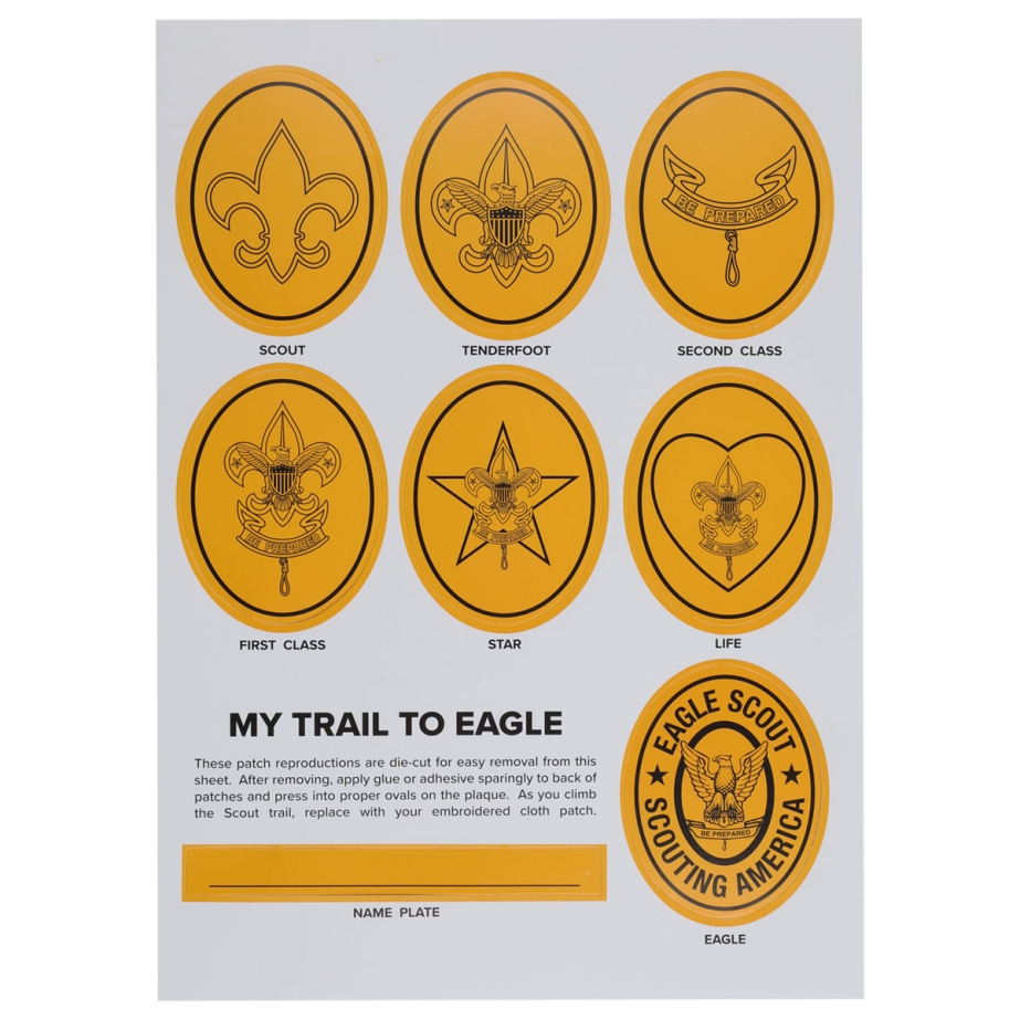 My Trail to Eagle Plaque | Scouting America