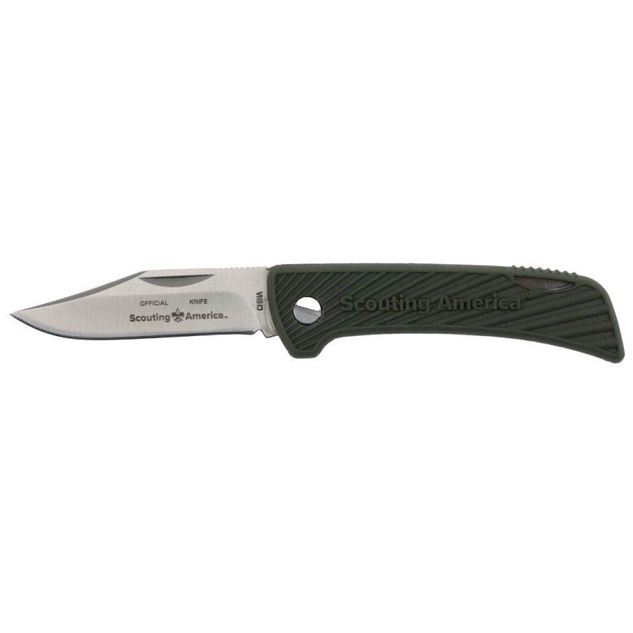 Scouting America Green Lockback Pocket Knife