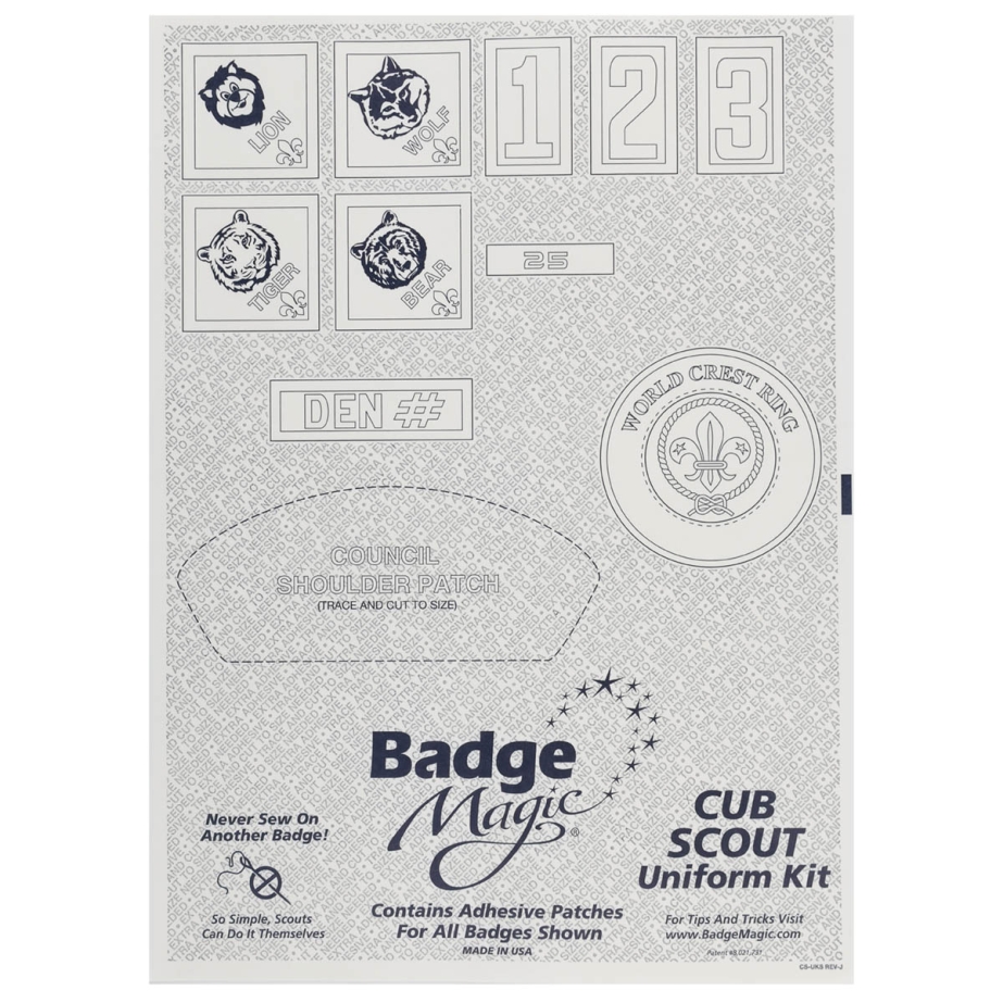 Scouting America Cub Scout Badge Magic Kit