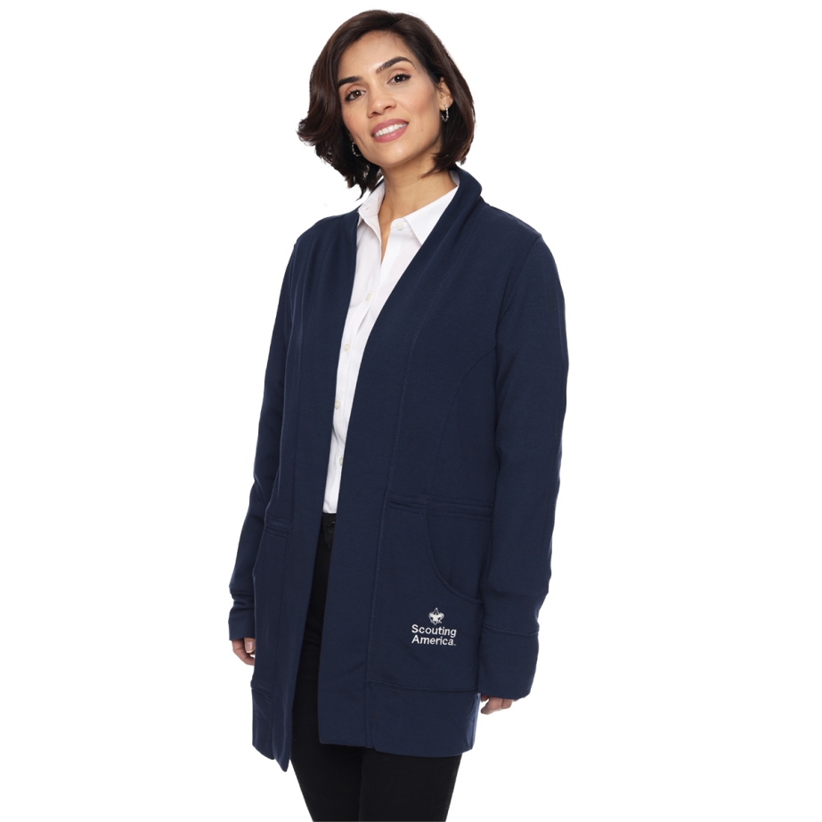 Scouting America Microterry Cardigan, Women's S-4XL | Scouting America