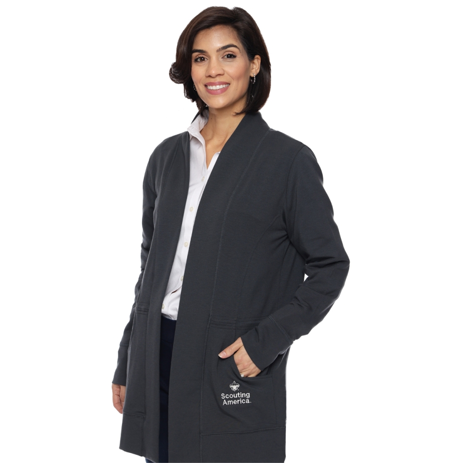 Scouting America Microterry Cardigan, Women's S-4XL | Scouting America