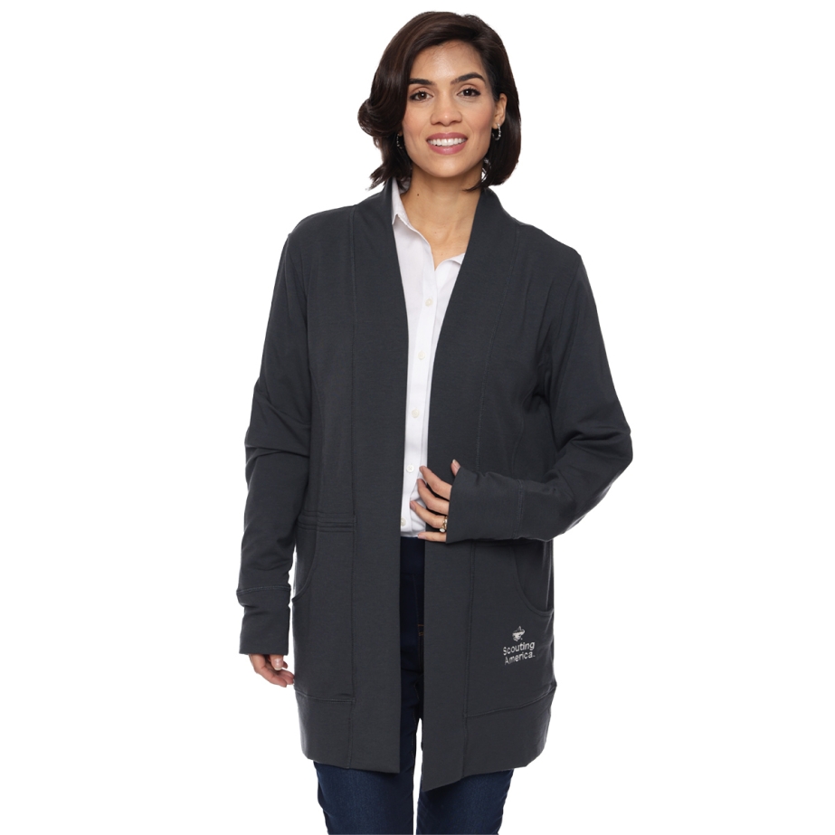 Scouting America Microterry Cardigan, Women's S-4XL | Scouting America