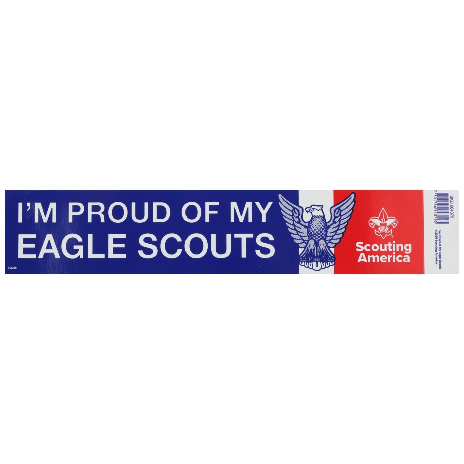 I'm Proud of My Eagle Scouts Bumper Sticker