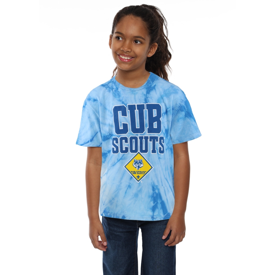 Cub Scouts Tie-Dye Tee, Youth S-XL | Scout Shop Online