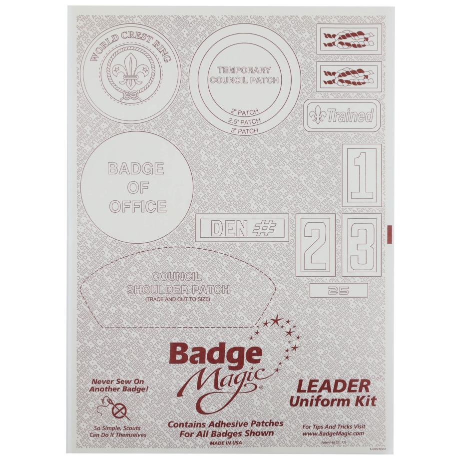 Scouts BSA Badge Magic Merit Badge Kit for Leaders