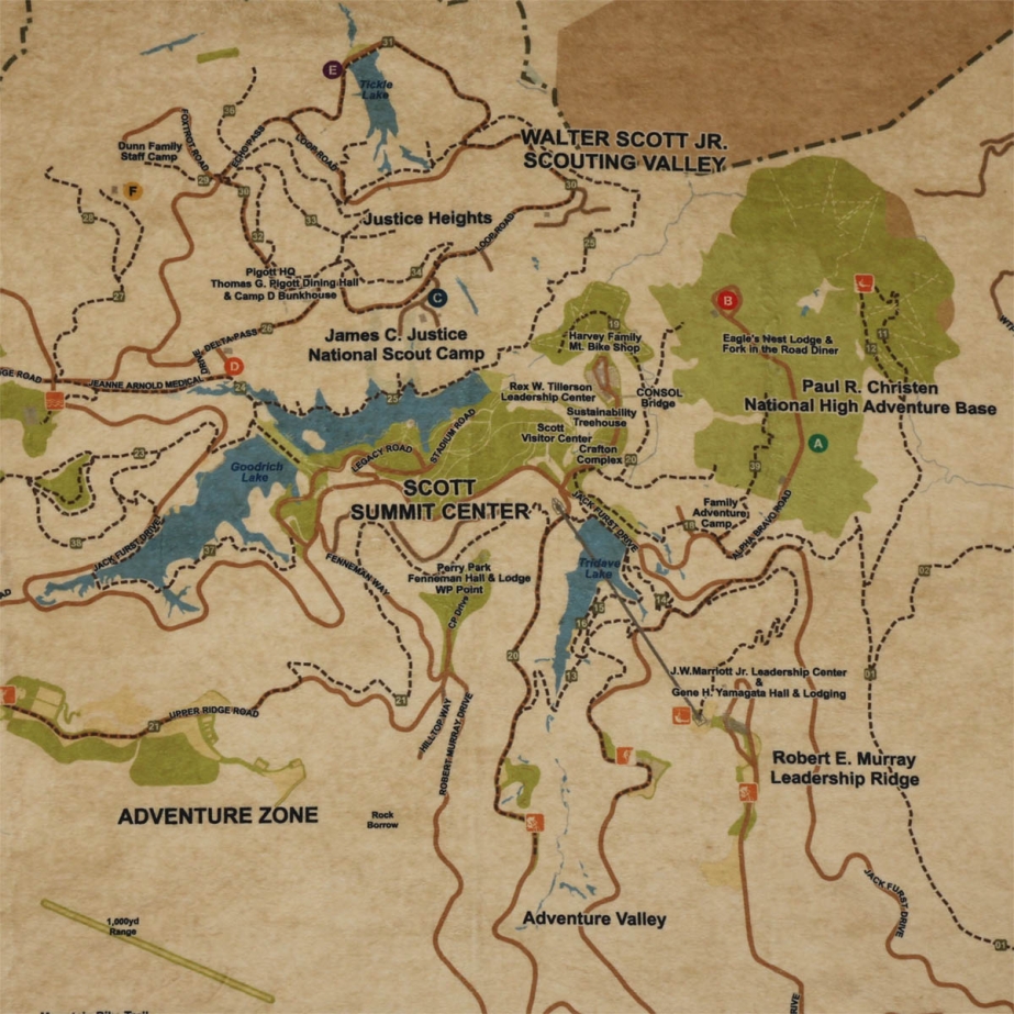Scouting America The Summit Map Fleece Blanket - Thumbnail 5