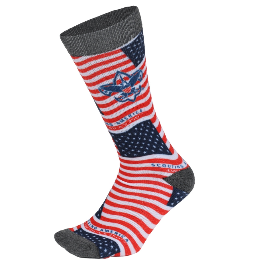 America 250 Mid Calf Socks, Unisex